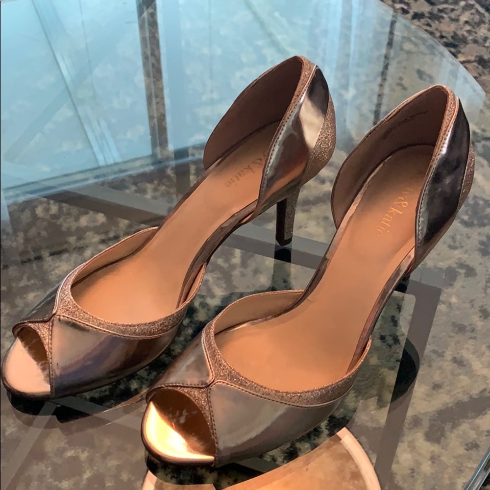 Gold Sparkle Heels